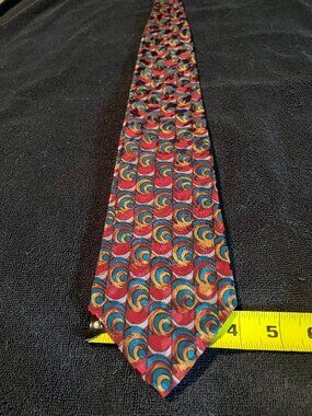100% SILK MEN'S NECKTIE MONTEREY COUNTY BY THE SEA